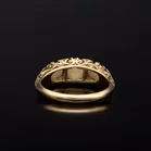 Vintage 9ct Gold Opal and Diamond Ring