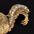 22ct Gold Plated Squirrel Brooch