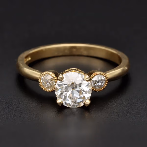 Antique Old Cut Diamond Engagement Ring