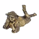Quality Gilt Cast Bronze Figure of a Shepherd Boy