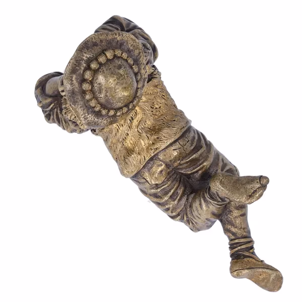 Quality Gilt Cast Bronze Figure of a Shepherd Boy