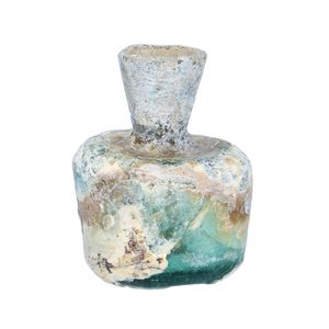 7th - 10th Century AD Islamic Glass Perfume Bottle