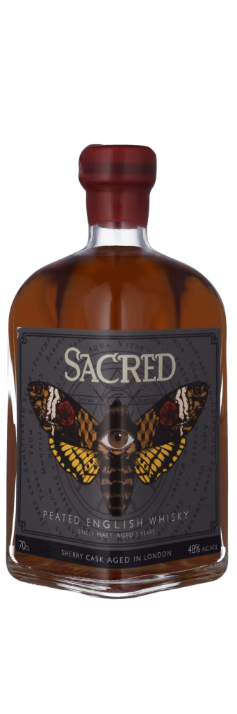 SACRED ENGLISH PEATED WHISKY 48% Sacred Spirits
