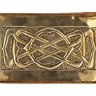 Arts and Crafts Glasgow School Brass Celtic Knot Tray