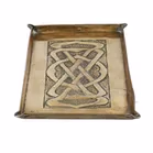 Arts and Crafts Glasgow School Brass Celtic Knot Tray