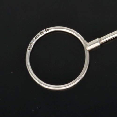 Art Deco Silver Cigarette Holder Ring image-3