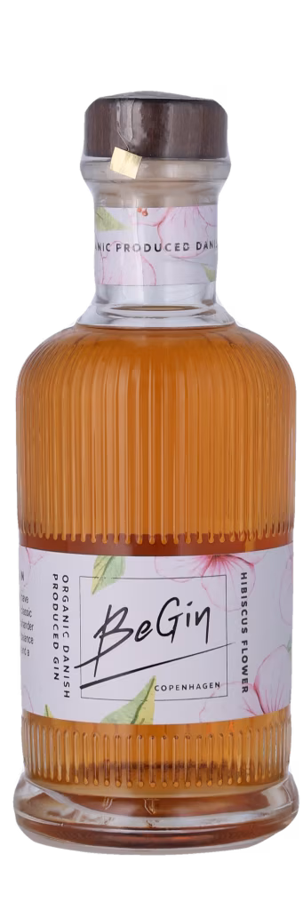 BEGIN HIBISCUS FLOWER GIN 40% ØKO 20cl flaske Hibiscus Flower Gin BeGin Copenhagen