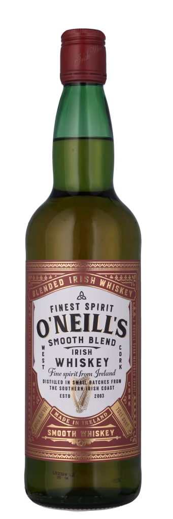 O NEILLS BLENDED 40% Irish Whiskey, West Cork Distillers