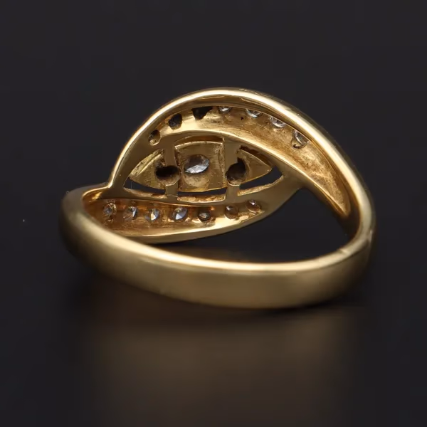 18ct Gold Multi Diamond Ring