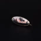 Norne Aksel Holmsen Silver Gilt and Enamel Moose Brooch