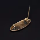 Norne Aksel Holmsen Silver Gilt and Enamel Moose Brooch