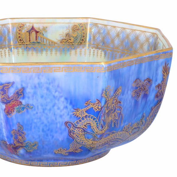 Wedgwood Porcelain Bowl With Celestial Dragon Pattern