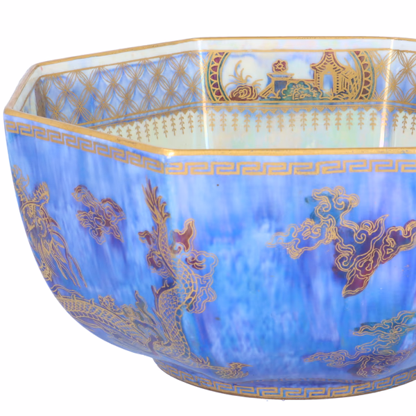 Wedgwood Porcelain Bowl With Celestial Dragon Pattern
