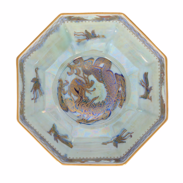 Wedgwood Porcelain Bowl With Celestial Dragon Pattern