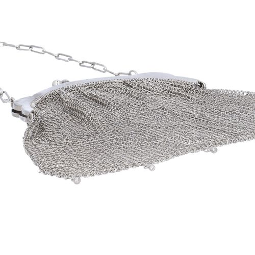 19th Century Silver Chain Mail Bag image-6