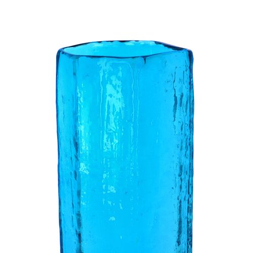 Whitefriars Kingfisher Blue Cucumber Vase image-3