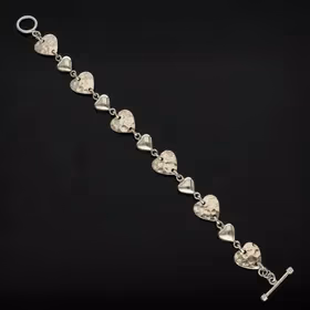 Silver Heart Bracelet