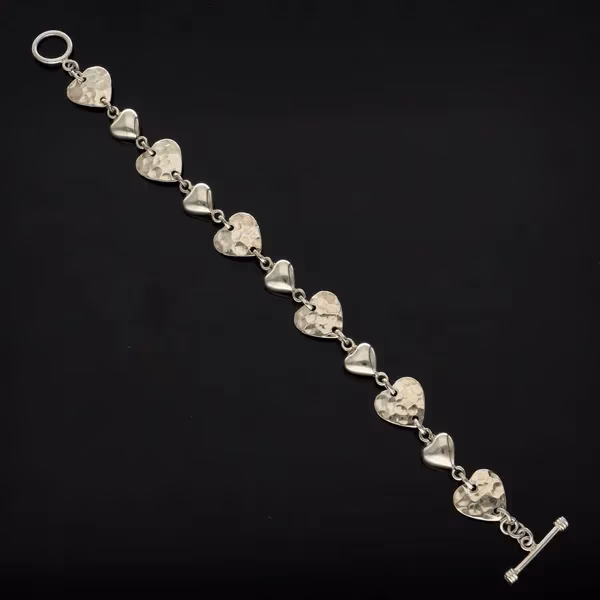 Silver Heart Bracelet
