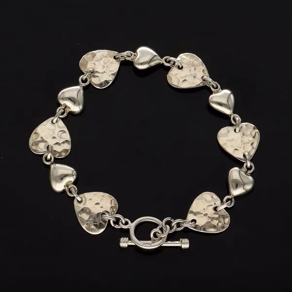 Silver Heart Bracelet