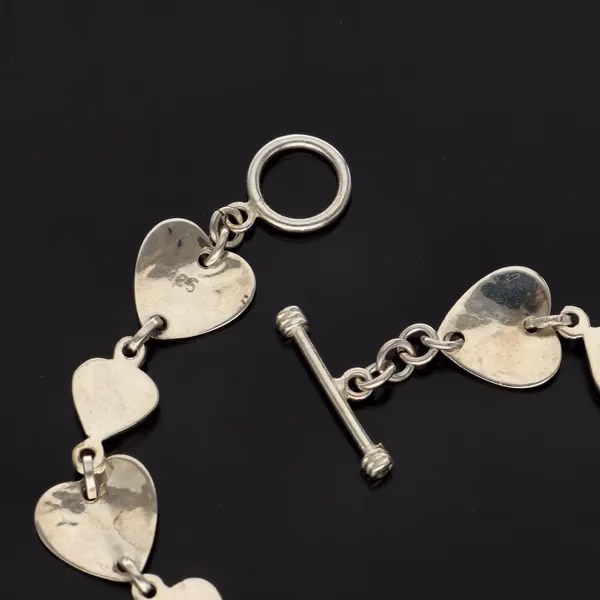 Silver Heart Bracelet
