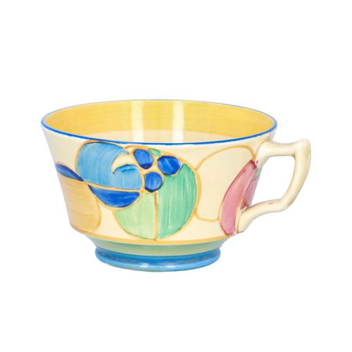 Clarice Cliff Pastel Melon Athens Cup and Saucer image-3
