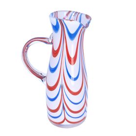 Large Vintage Leerdam Art Glass Jug