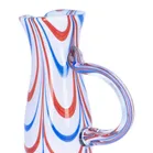 Large Vintage Leerdam Art Glass Jug