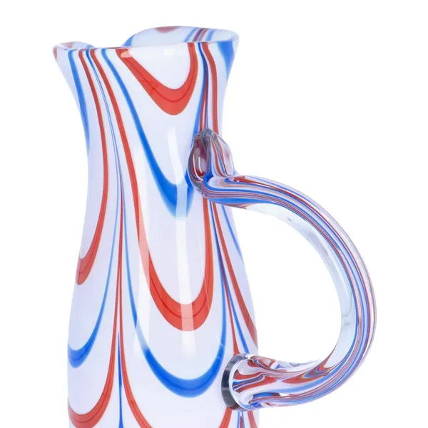 Large Vintage Leerdam Art Glass Jug