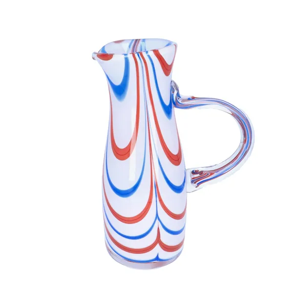 Large Vintage Leerdam Art Glass Jug