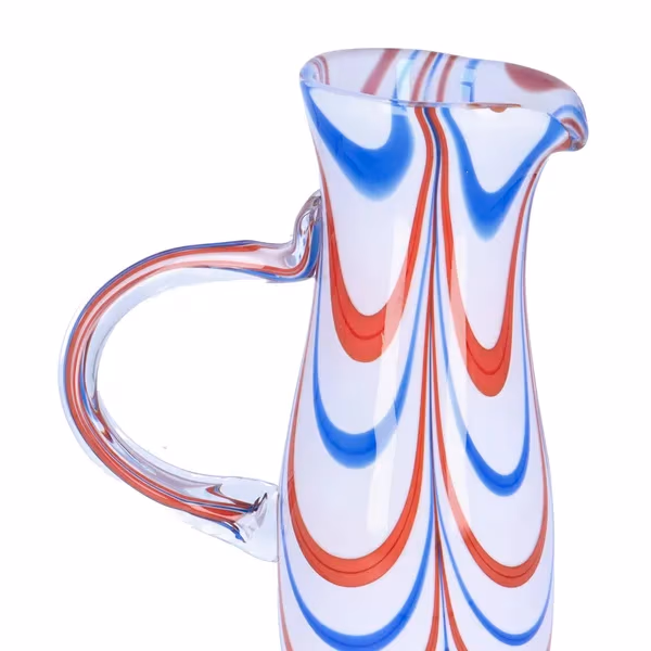 Large Vintage Leerdam Art Glass Jug