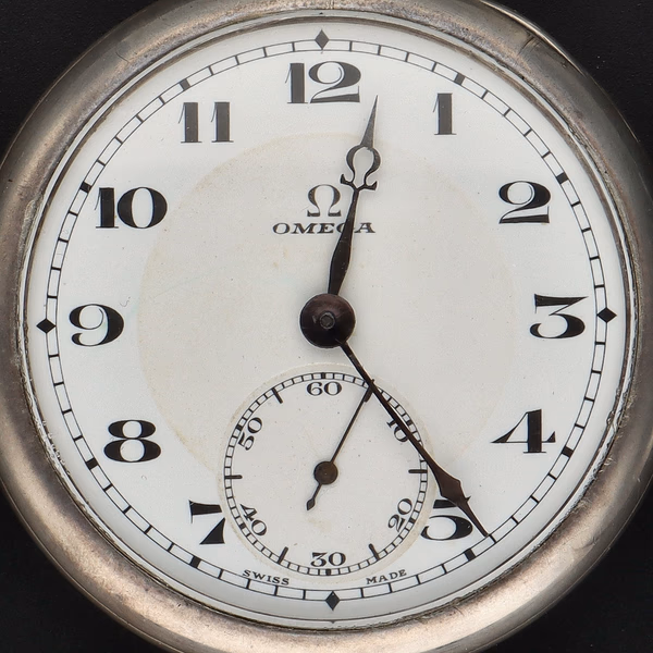 Silver Cased Omega Pocket Watch