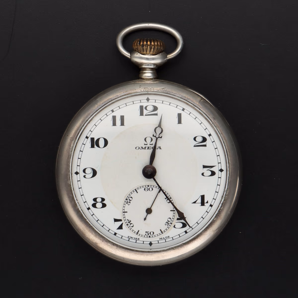 Silver Cased Omega Pocket Watch