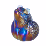 John Ditchfield Glassform Iridescent Frog Sculpture