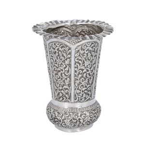 19th Century Indian Silver Vase