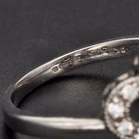 9ct White Gold Diamond Flower Ring