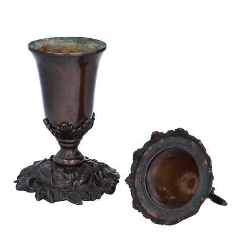 Late 19th Century French Bronze Goblet image-6