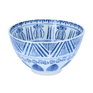 19th Century Oriental Blue and White Bowl