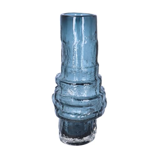 Whitefriars Indigo Blue Hooped Vase image-4