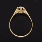 Large 18ct Gold 0.25ct Diamond Ring