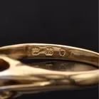 Large 18ct Gold 0.25ct Diamond Ring