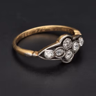 18ct Yellow Gold Art Deco Diamond Ring
