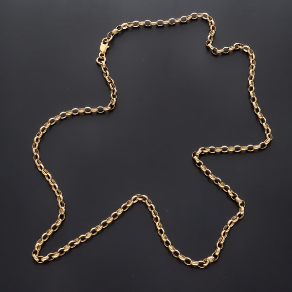 9ct Yellow Gold Belcher Neck Chain