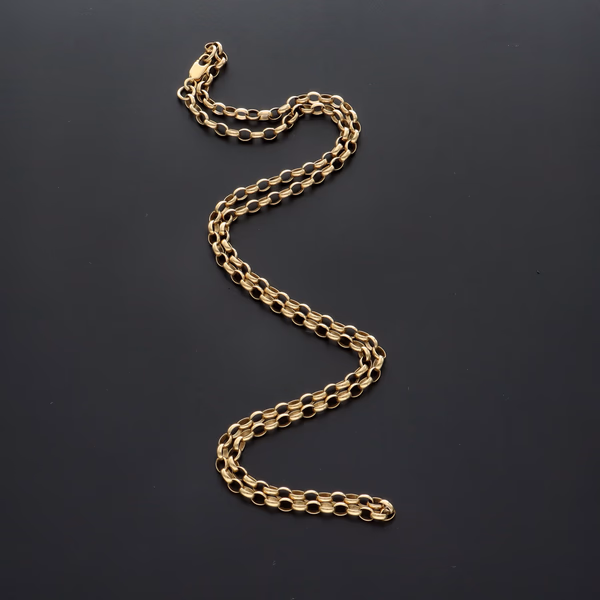 9ct Yellow Gold Belcher Neck Chain