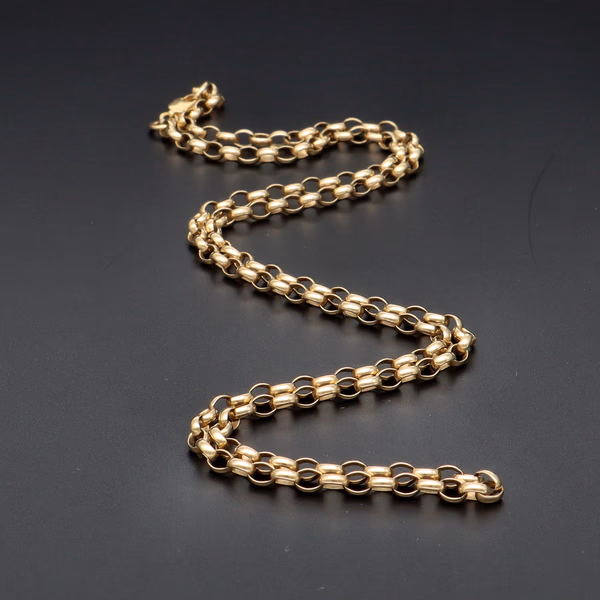 9ct Yellow Gold Belcher Neck Chain