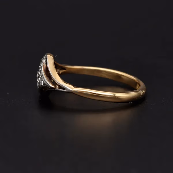 Antique 18ct Gold Platinum Diamond Ring