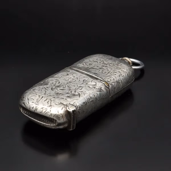 Early 20th Century Silver Sovereign Vesta Case