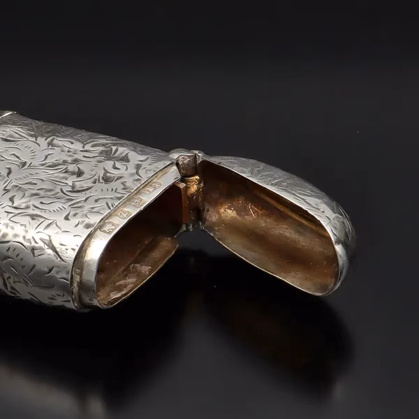 Early 20th Century Silver Sovereign Vesta Case