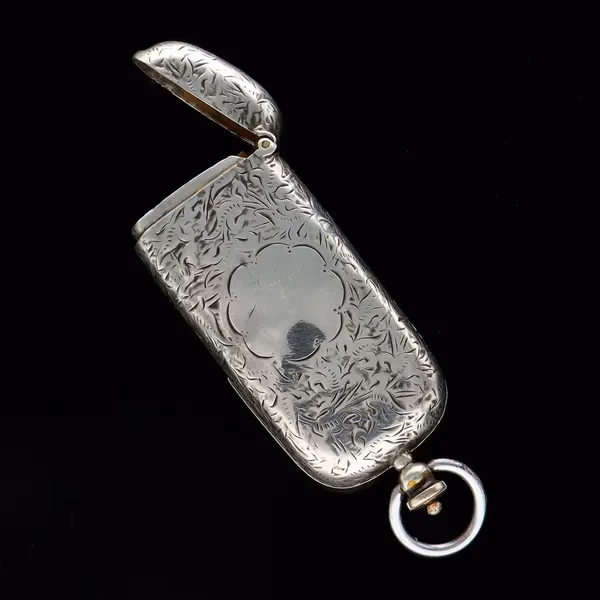 Early 20th Century Silver Sovereign Vesta Case