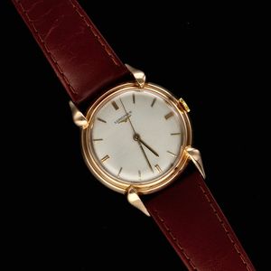 1950s Longines Rose Gold Watch 5754