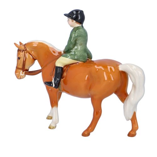 Beswick Ceramic Boy on Palomino Pony image-4